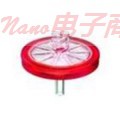 玖梧 聚四氟乙烯（PTFE）針頭式過濾器, 疏水, 孔徑:0.45(μm), 直徑:13(mm)，紅色，100個/包