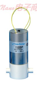 Cole-Parmer?惰性電磁鐵自吸泵微型泵，100微升，12 VDC，PPS，，EPDM