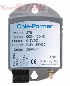 Cole-Parmer 2781600MA1B2BT1 CP1 壓力傳感器