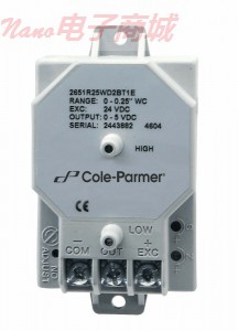 Cole-Parmer 2651 010WB 11 T1 C CP1 壓差傳感器