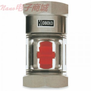 德國(guó)Kobold DAA5232流量指示器，SS /塑料轉(zhuǎn)子流量指示器，29.06 GPM，1-1/4in“NPT（F）的連接/自清潔機(jī)制