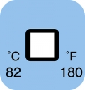 Cole-Parmer 溫度點指示標(biāo)簽;溫度點，104°F（40°C），50 PK,01ECOP0040C01PK