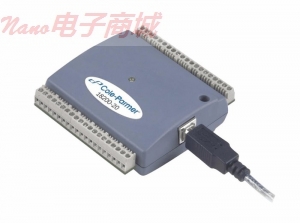 Cole-Parmer USB-1608FS USB數(shù)據(jù)采集模塊，200kHz的8通道，16位模擬輸入，8路數(shù)字I / O