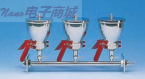 Whatman AS310/3多通道不銹鋼真空過濾系統10445835 AS310/3 SS VAC3 500ML 1/PK