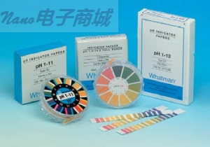 Whatman 酸堿測(cè)試紙2600-500 PH IND pH 1-11 10x10/PK