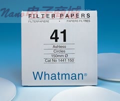 英國Whatman 14418151，Grade 41無灰級(jí)定量濾紙，20μm，8INx10IN