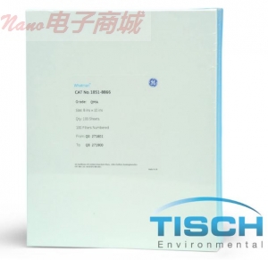 Tisch TE-QMA-100  石英濾膜8” x 10” (每盒100片)