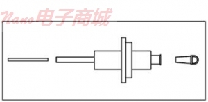 美國UIC CM101-092 ADAPTER, SYR. INJECTION, 15MM